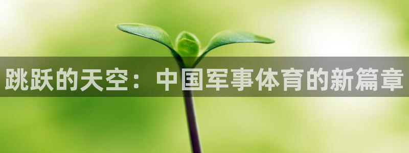 杏鑫平台：跳跃的天空：中国军事体育的新篇章